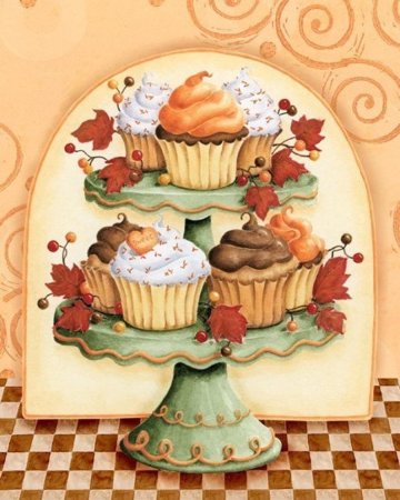 Пирожное для декупажа