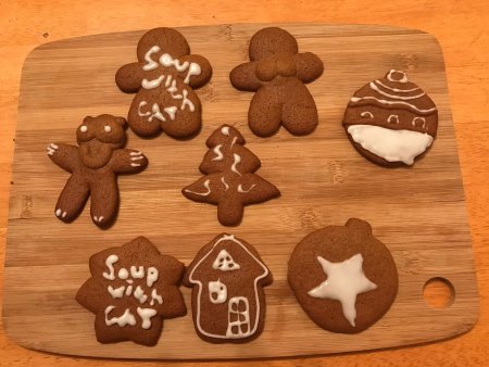 Имбирное печенье без глазури