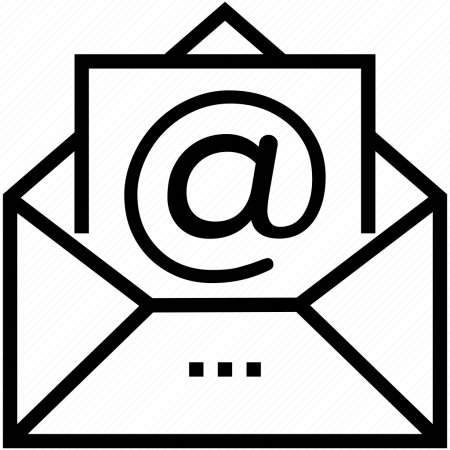 Значок Эл почты для визитки