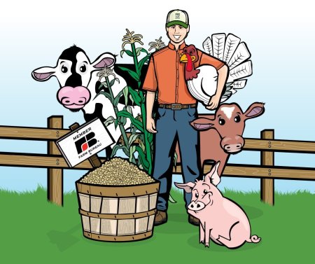 Сельское хозяйство иллюстрация