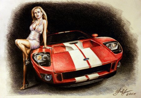 Рисуем автомобиль