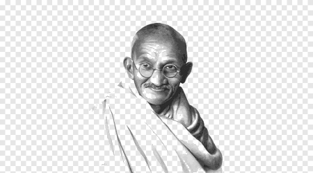 Махатма Ганди вектор