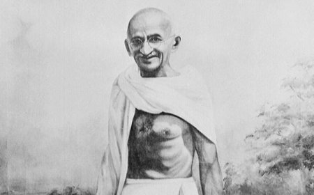 Махатма Ганди тату