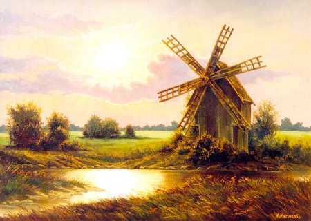 Саврасов ветряная мельница
