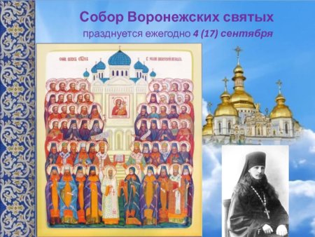 Собор воронежских святых икона