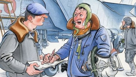 Карикатуры про авиацию