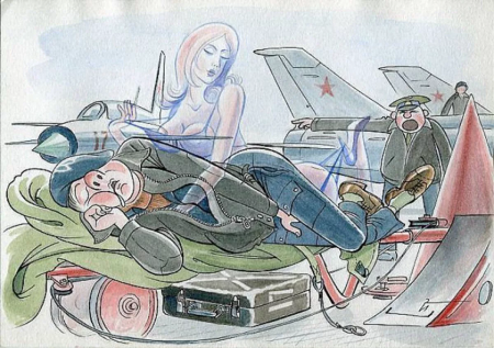 Смешные карикатуры про авиацию