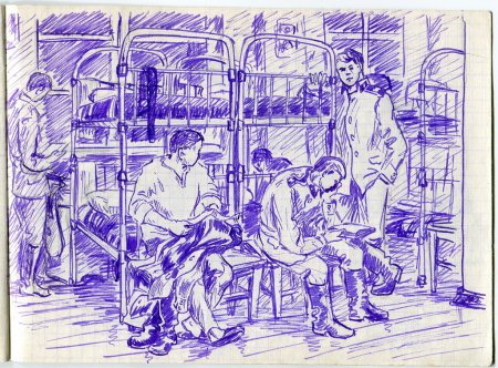 Казарма карикатура