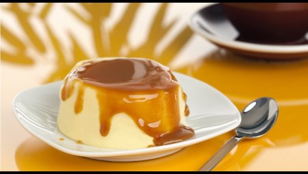 Заварной пудинг с каромель