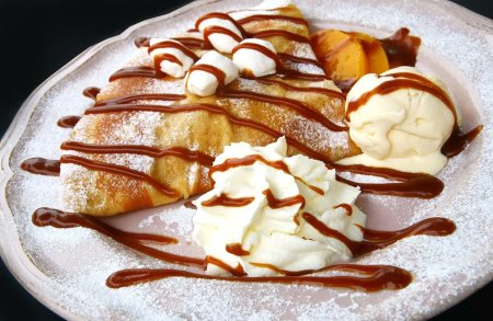 Блинчики с карамелью