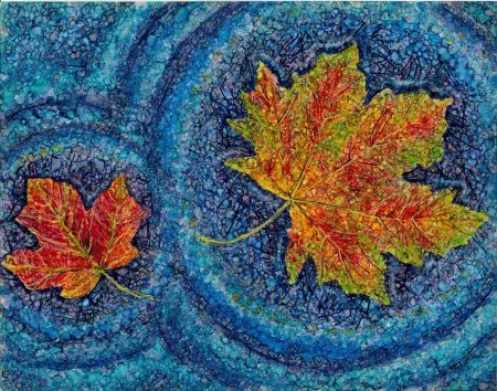 Рисование осенние листья