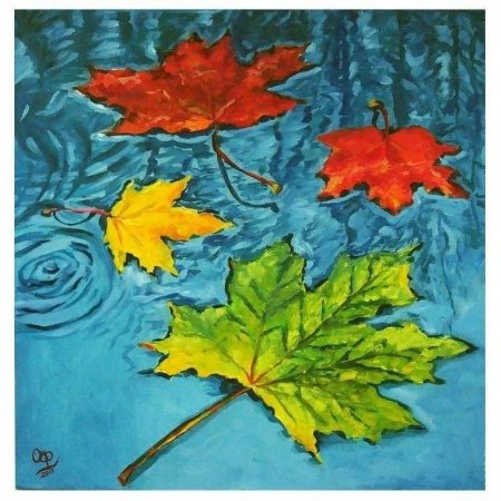 Осенние листья рисунок