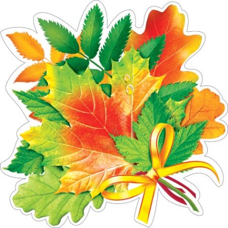Осенние листья плакат