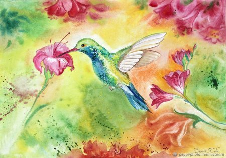 Рисунки акварелью