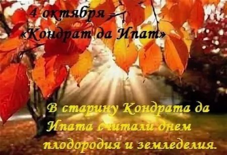 Кондрат да Ипат 4 октября картинки