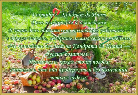 Кондрат да Ипат народный календарь