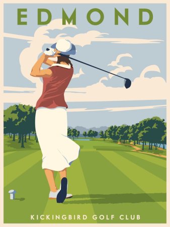 Открытка для гольфиста