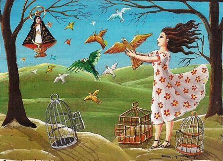 Отпускаю птицу на волю