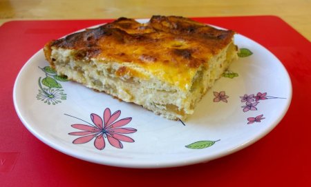 Запеканка творожная с геркулесом