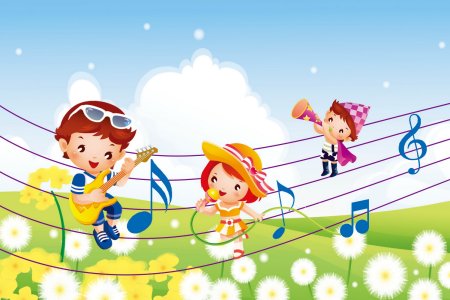 Детские музыкальные фоны