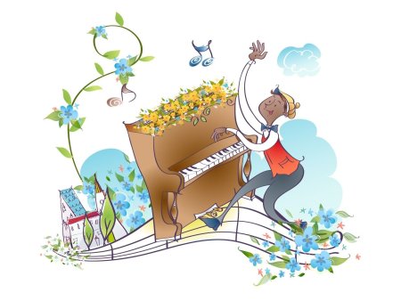 Рисунки на музыкальную тему для детей