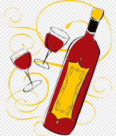 Вино мультяшный