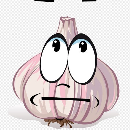 Чеснок с рожицей