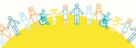 Фон люди с ограниченными возможностями