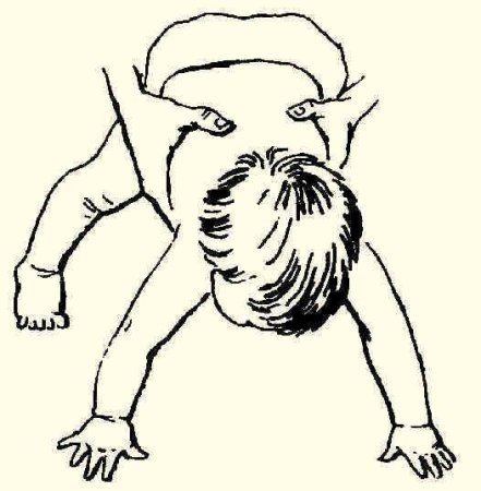 Парашютный рефлекс у ребенка