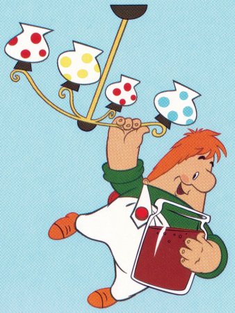 Карлсон на люстре