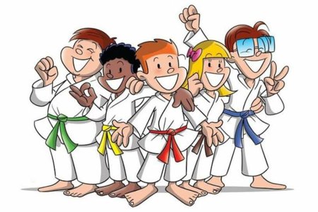 Каратист мультяшный