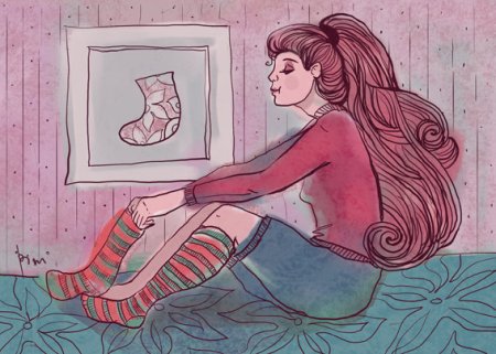 День любви к теплым вязаным носкам