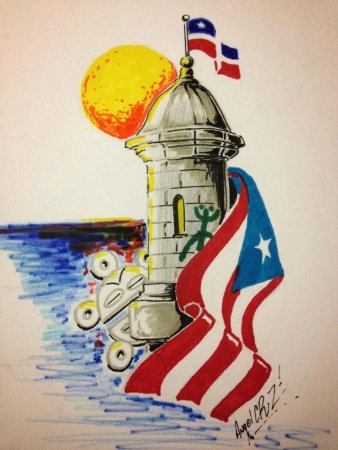 Puerto Rico Flag Art