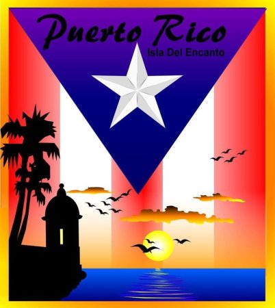Puerto Rico Flag Art