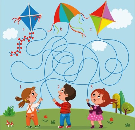 Fly a Kite картинка для детей