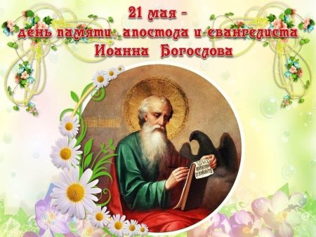 Иоанн Богослова 2022 день Иоанна