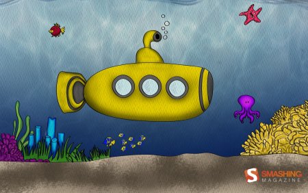 Подводная лодка срисовать