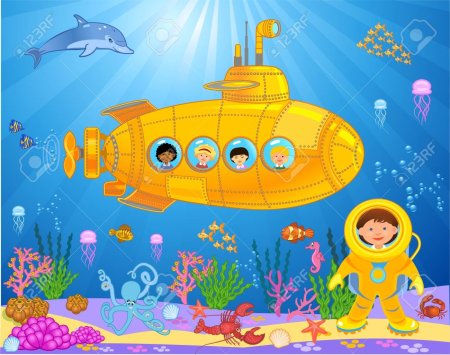 Про подводную лодку детям