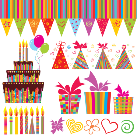 Атрибуты дня рождения