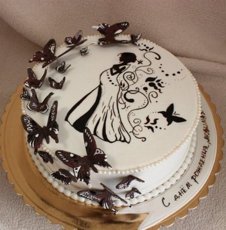 Украшения из шоколада для торта