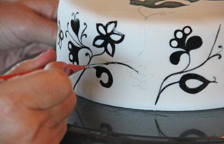 Роспись на торте