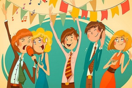 Рисунок на вечер встречи выпускников