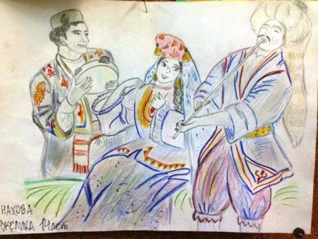 Татарская культура рисунки детей