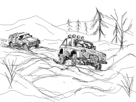 Бездорожье рисунок