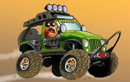 Шарж внедорожник