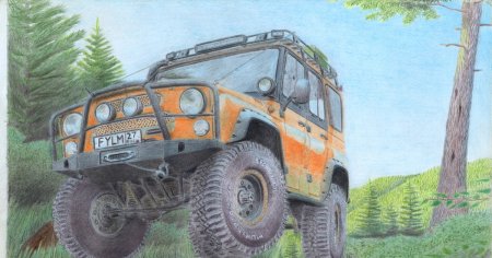 Внедорожье рисунок