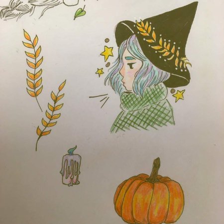 Атмосферные осенние идеи для рисунков