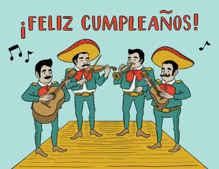 С днем рождения натиспанском