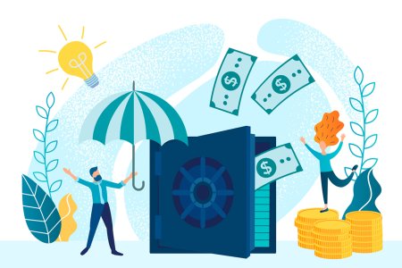 Сбережения иллюстрация вектор