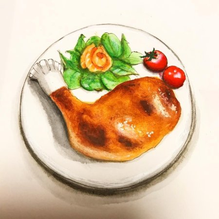 Блюдо рисунок